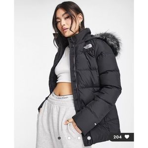 The North Face Women's Gotham Jacket Down Coat TNF Black Sz XS L XL